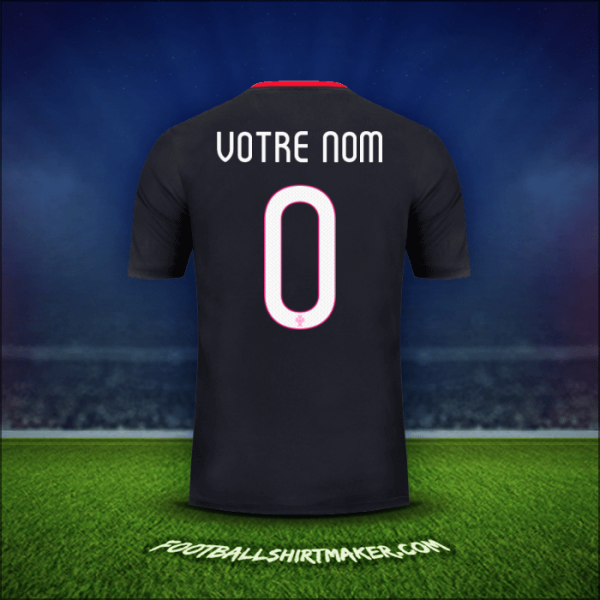 Maillot Portugal 2015 Extérieur -  votre nom - 0