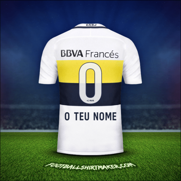 Camisola Boca Juniors 2016/17 Alternativa -  o teu nome - 0