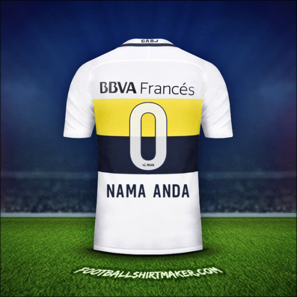 Jersey Boca Juniors 2016/17 Alternatif -  nama anda - 0