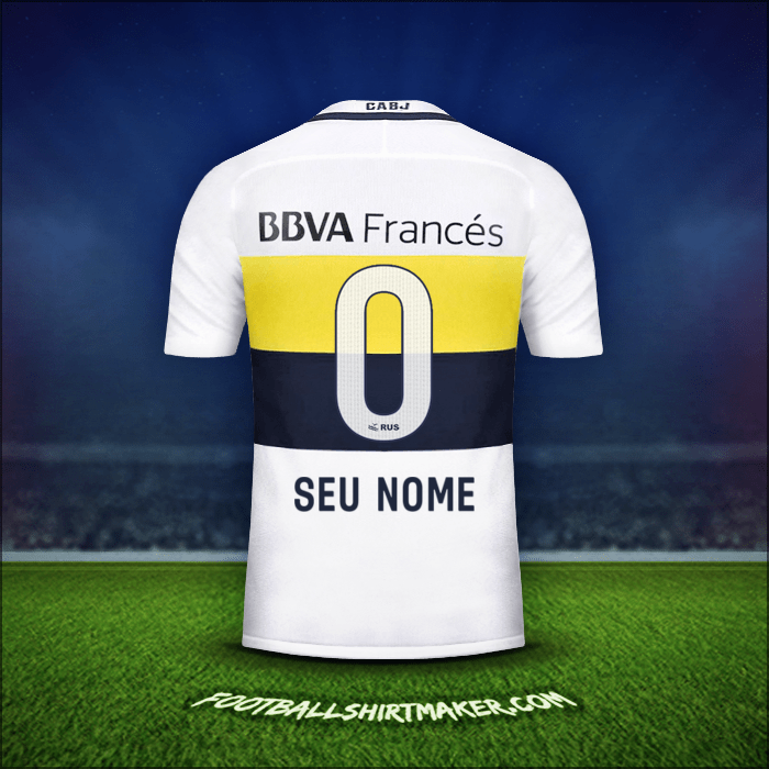 Camisa Boca Juniors 2016/17 Alternativa -  seu nome - 0