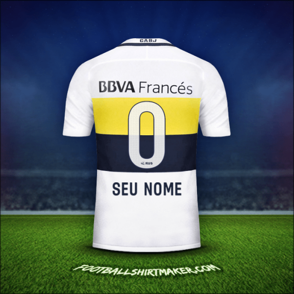 Camisa Boca Juniors 2016/17 Alternativa -  seu nome - 0