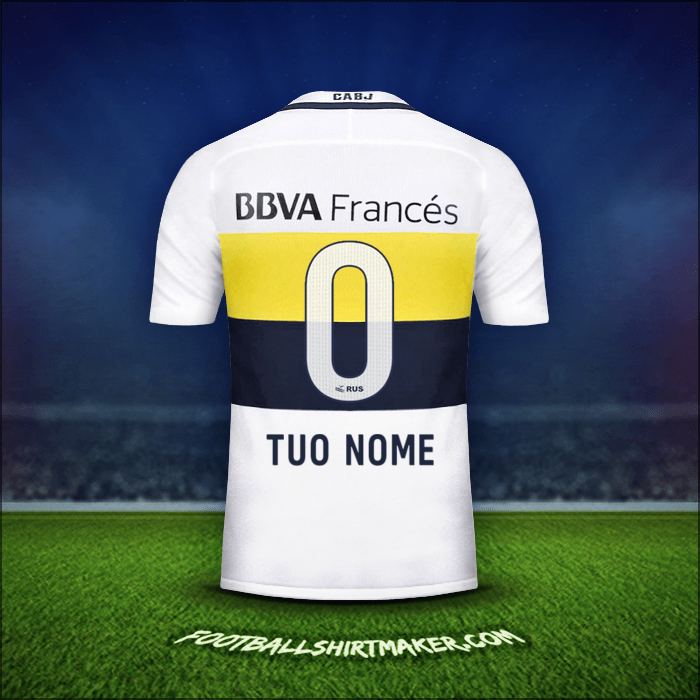 Maglia Boca Juniors 2016/17 Seconda -  tuo nome - 0