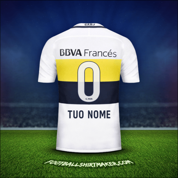 Maglia Boca Juniors 2016/17 Seconda -  tuo nome - 0