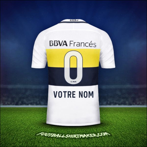 Maillot Boca Juniors 2016/17 Extérieur -  votre nom - 0
