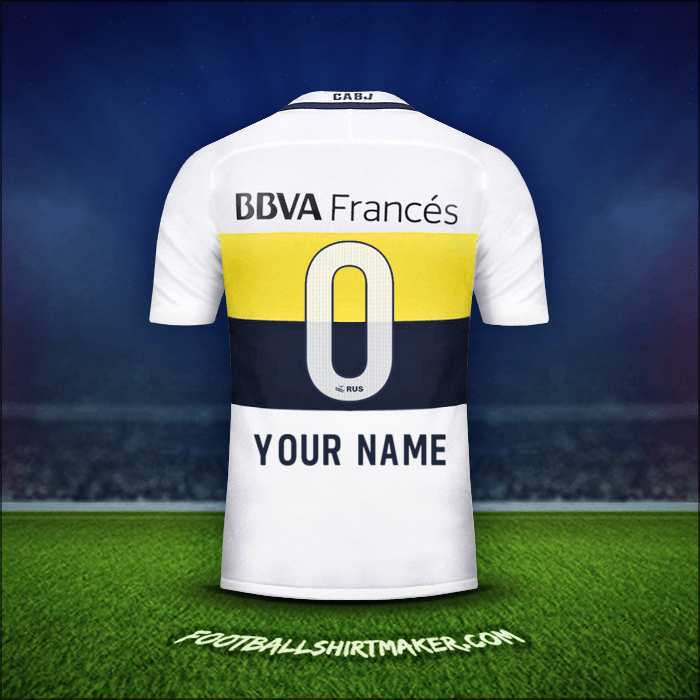 Shirt Boca Juniors 2016/17 Away -  your name - 0