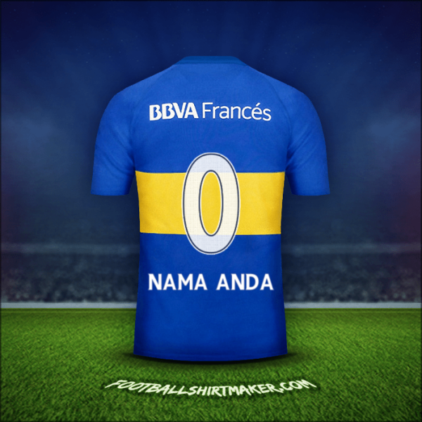 Jersey Boca Juniors 2016 -  nama anda - 0