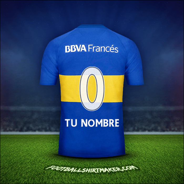 Camiseta Boca Juniors 2016 -  tu nombre - 0