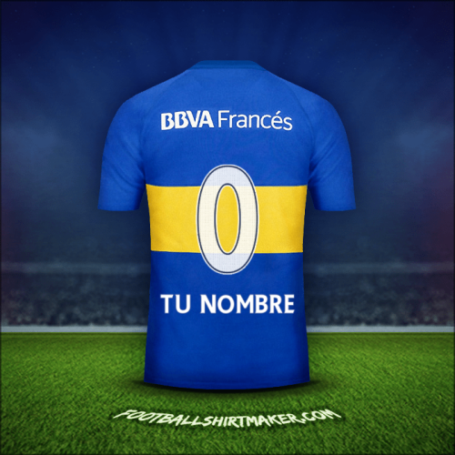 Camiseta Boca Juniors 2016 -  tu nombre - 0