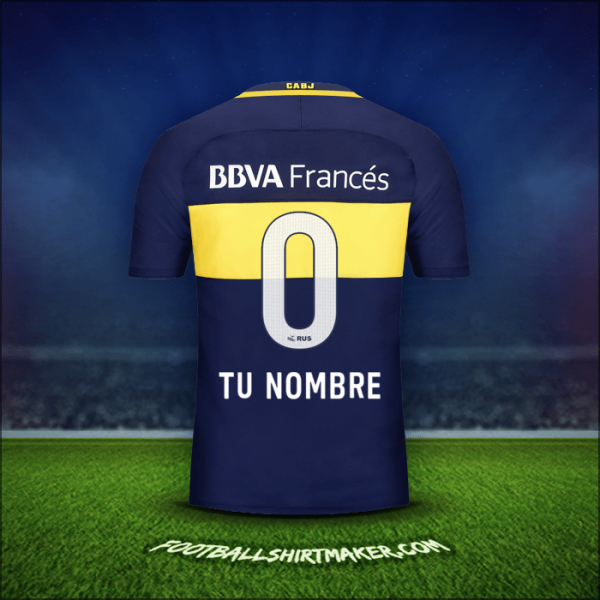 Camiseta Boca Juniors 2016/17 -  tu nombre - 0