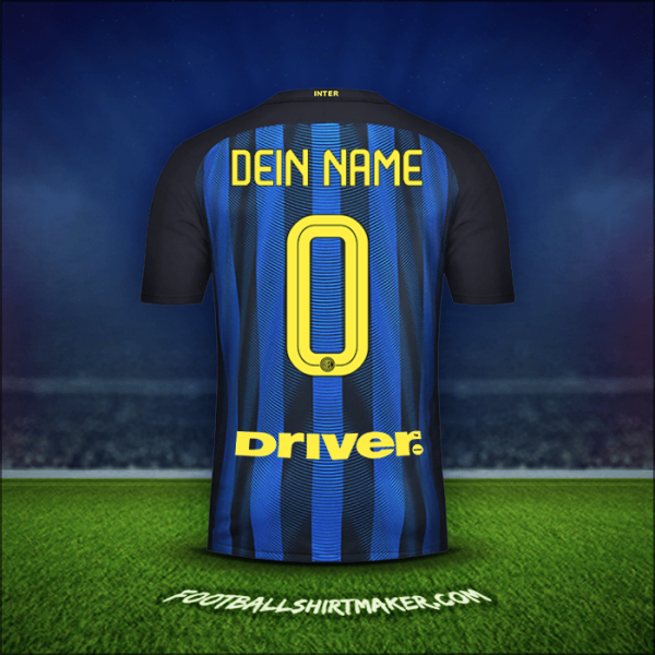 Trikot Inter 2016/17 -  dein name - 0