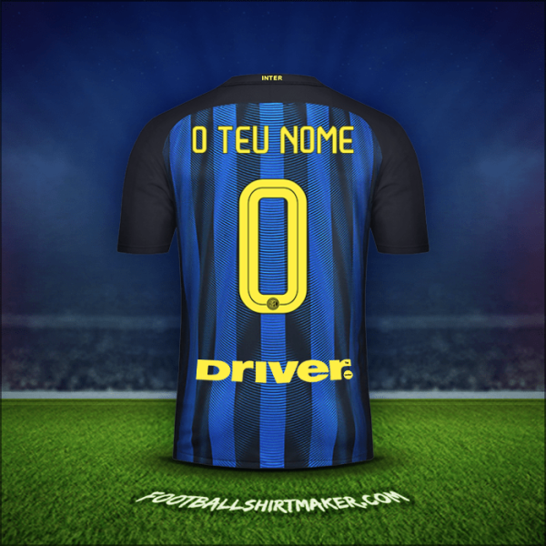 Camisola Inter 2016/17 -  o teu nome - 0