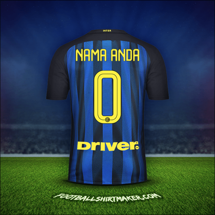 Jersey Inter 2016/17 -  nama anda - 0