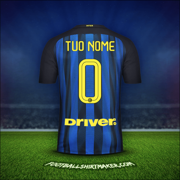 Maglia Inter 2016/17 -  tuo nome - 0