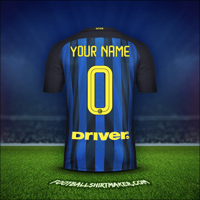 Jersey Inter 2016/17 -  your name - 0
