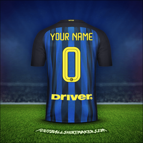 Jersey Inter 2016/17 -  your name - 0