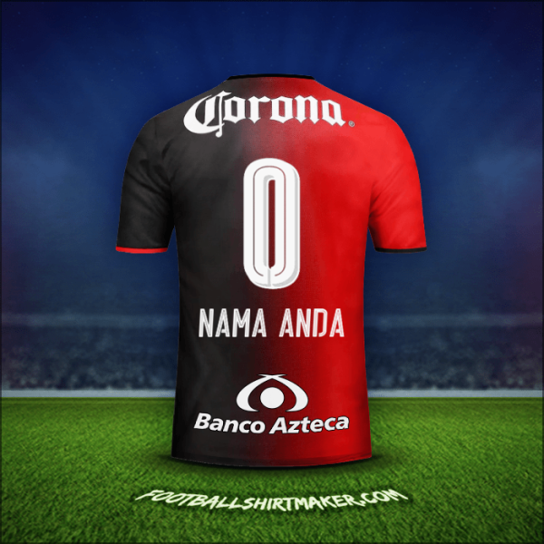 Jersey Atlas 2016/17 -  nama anda - 0