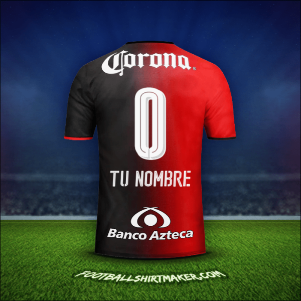 Camiseta Atlas 2016/17 -  tu nombre - 0