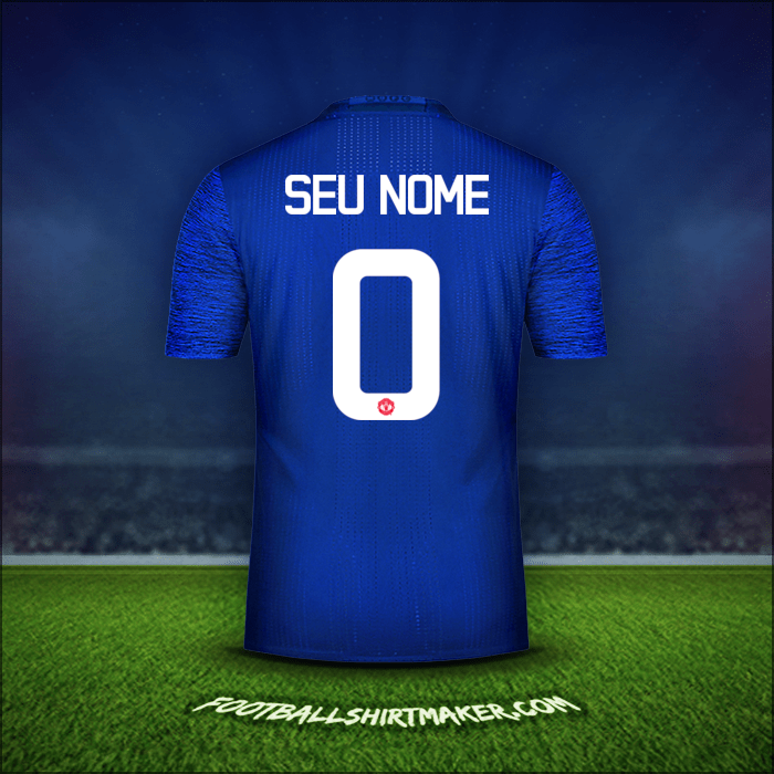 Camisa Manchester United Cup 2016/17 Alternativa -  seu nome - 0