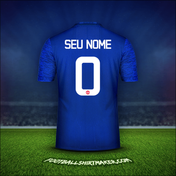 Camisa Manchester United Cup 2016/17 Alternativa -  seu nome - 0