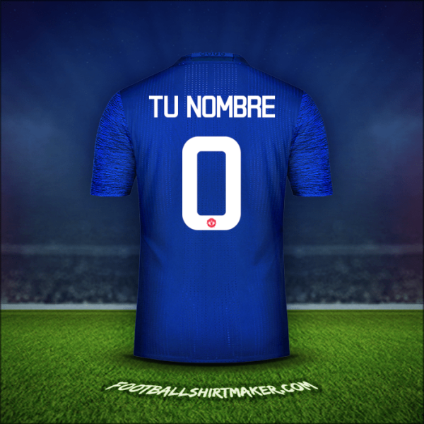 Jersey Manchester United Cup 2016/17 Visita -  tu nombre - 0