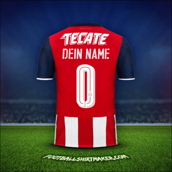 Trikot Guadalajara 2016/17 -  dein name - 0