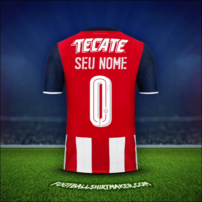 Camisa Guadalajara 2016/17 -  seu nome - 0