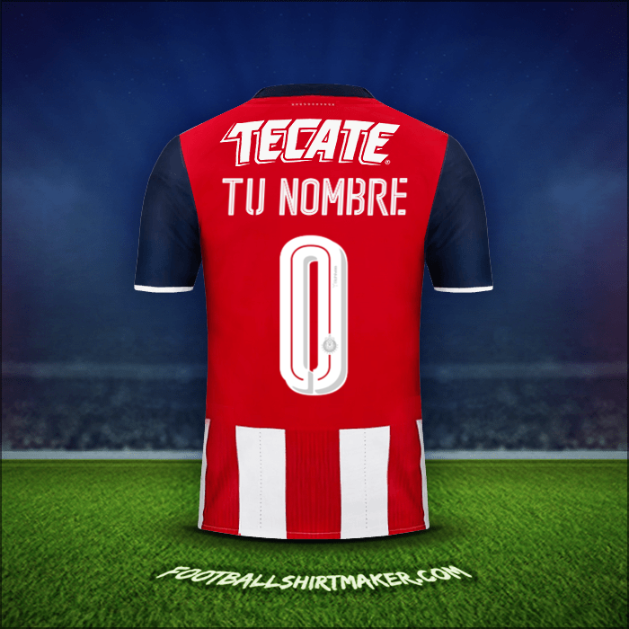 Camiseta Guadalajara 2016/17 -  tu nombre - 0
