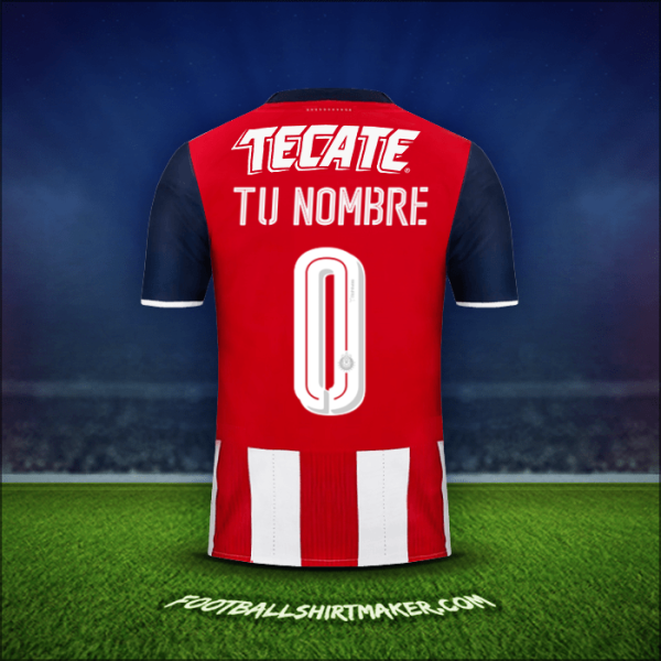 Camiseta Guadalajara 2016/17 -  tu nombre - 0