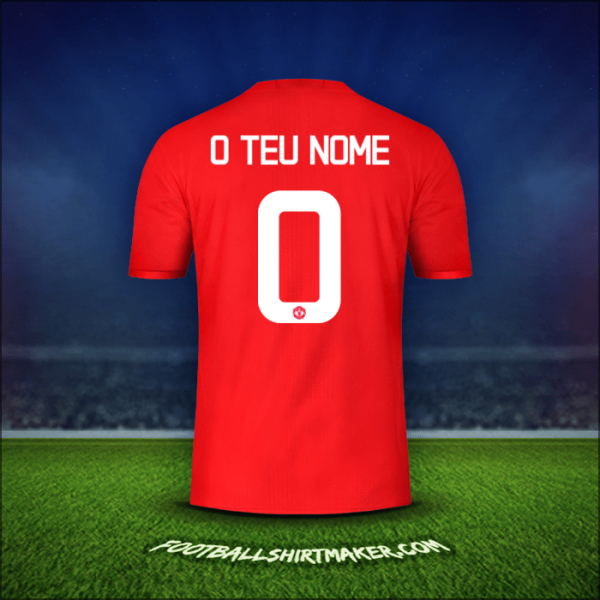 Camisola Manchester United Cup 2016/17 -  o teu nome - 0