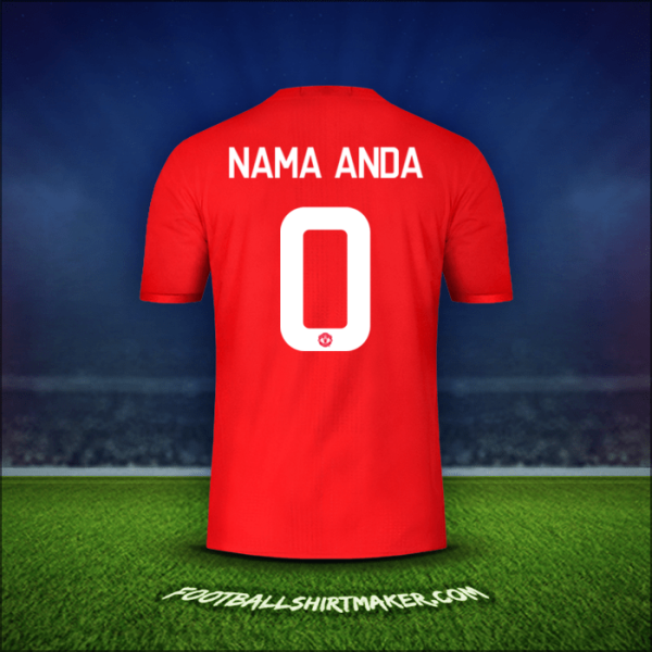 Jersey Manchester United Cup 2016/17 -  nama anda - 0