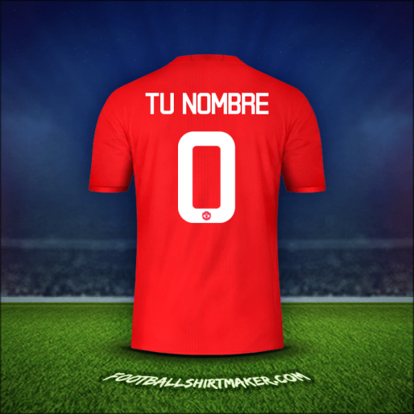 Camiseta Manchester United Cup 2016/17 -  tu nombre - 0