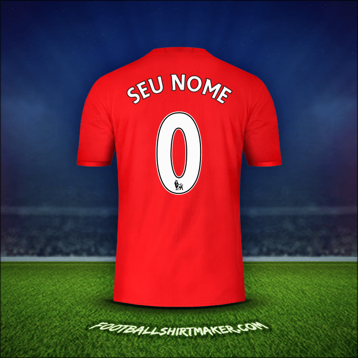 Camisa Manchester United 2016/17 -  seu nome - 0
