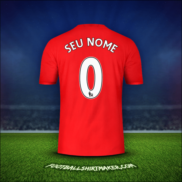 Camisa Manchester United 2016/17 -  seu nome - 0