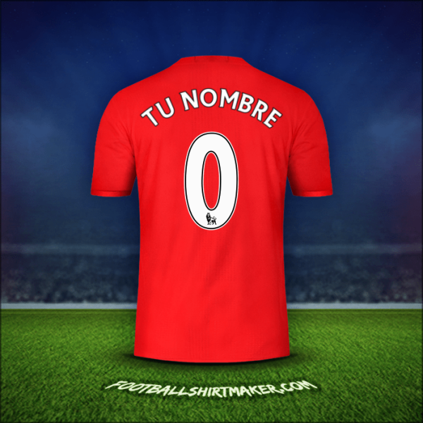 Jersey Manchester United 2016/17 -  tu nombre - 0