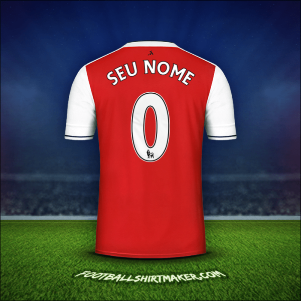 Camisa Arsenal 2016/17 -  seu nome - 0