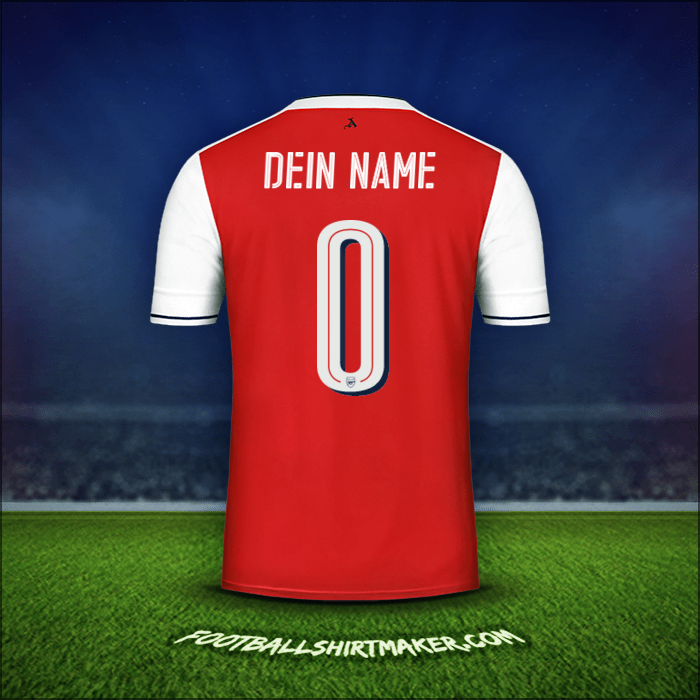Trikot Arsenal Cup 2016/17 -  dein name - 0