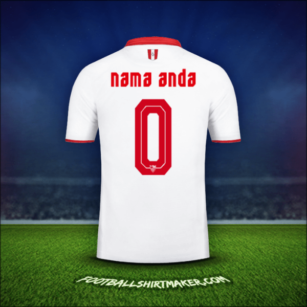 Jersey Sevilla FC 2016/2017 -  nama anda - 0