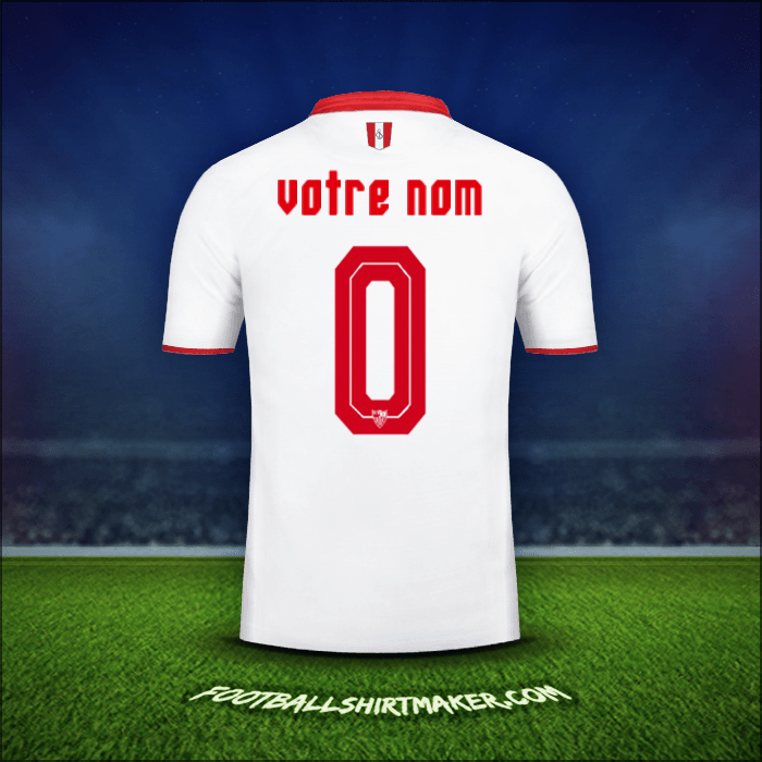 Maillot Sevilla FC 2016/2017 -  votre nom - 0
