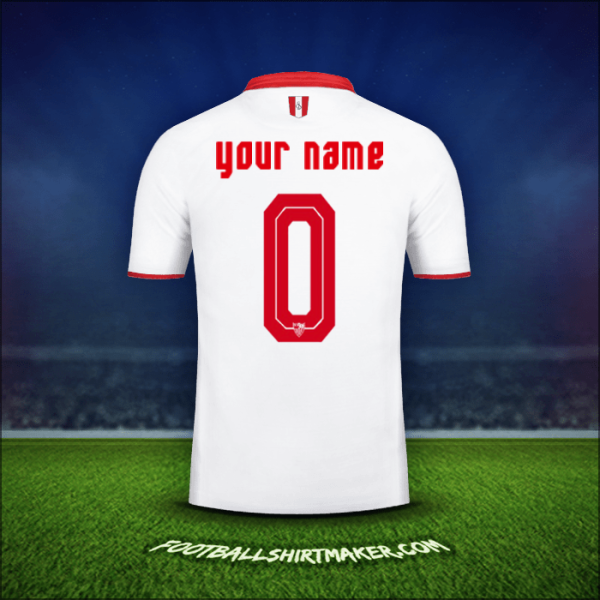 Jersey Sevilla FC 2016/2017 -  your name - 0