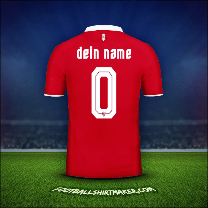 Trikot Sevilla FC 2016/2017 Auswärts -  dein name - 0
