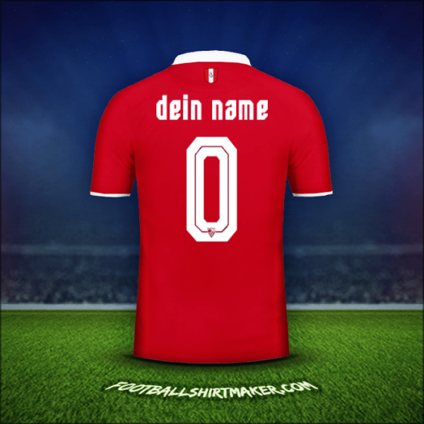 Trikot Sevilla FC 2016/2017 Auswärts -  dein name - 0