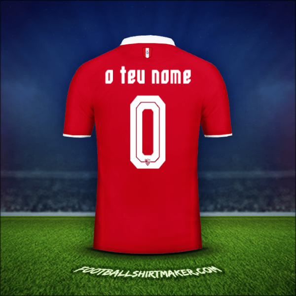 Camisola Sevilla FC 2016/2017 Alternativa -  o teu nome - 0