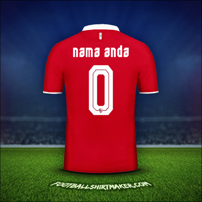 Jersey Sevilla FC 2016/2017 Alternatif -  nama anda - 0