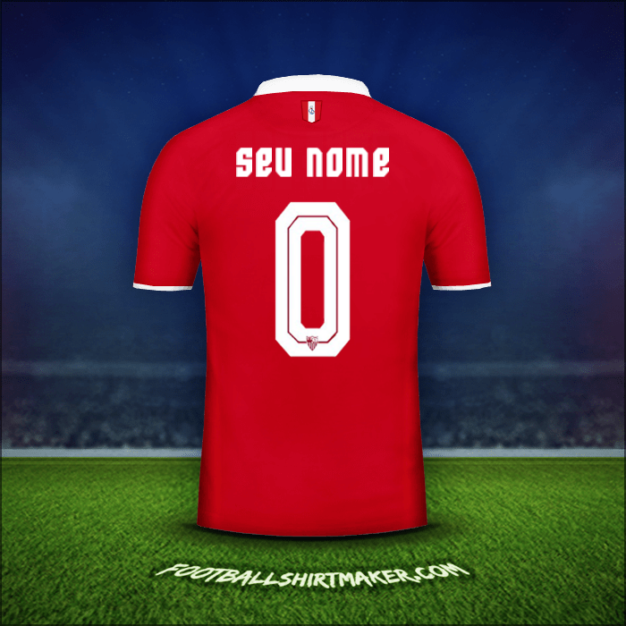Camisa Sevilla FC 2016/2017 Alternativa -  seu nome - 0