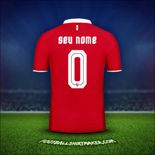 Camisa Sevilla FC 2016/2017 Alternativa -  seu nome - 0