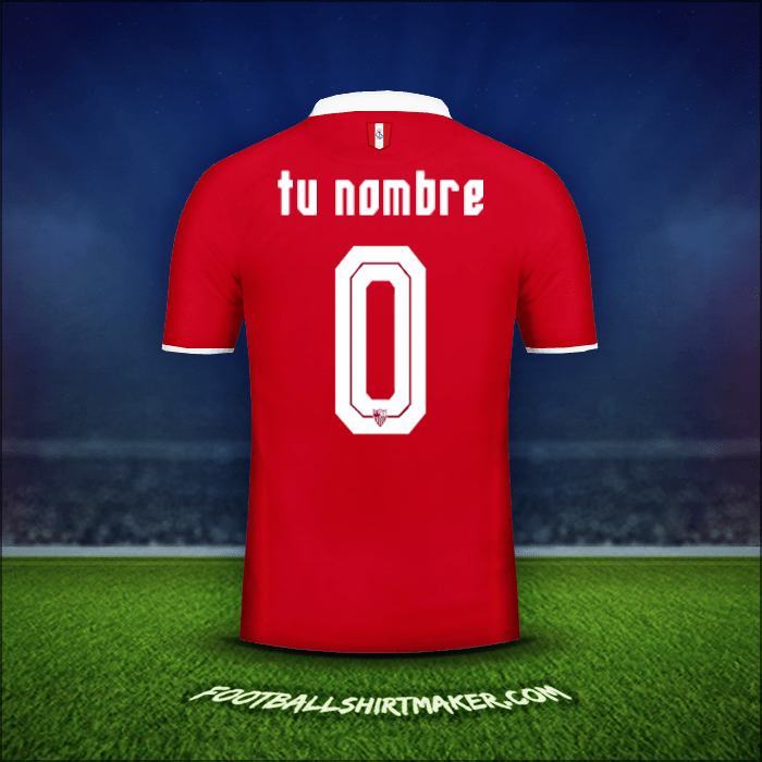 Camiseta Sevilla FC 2016/2017 Visita -  tu nombre - 0