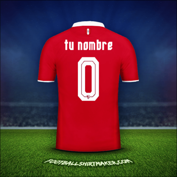 Jersey Sevilla FC 2016/2017 Visita -  tu nombre - 0