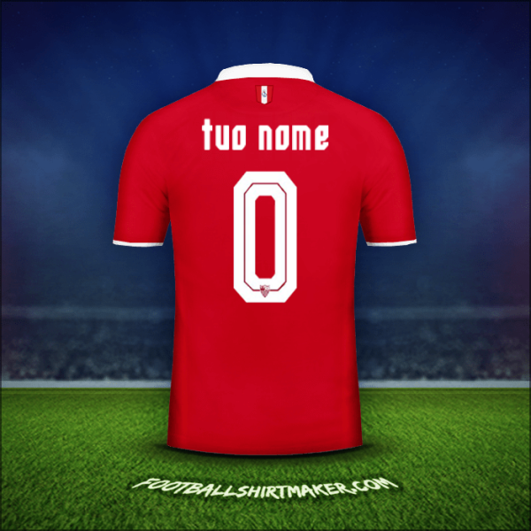 Maglia Sevilla FC 2016/2017 Seconda -  tuo nome - 0