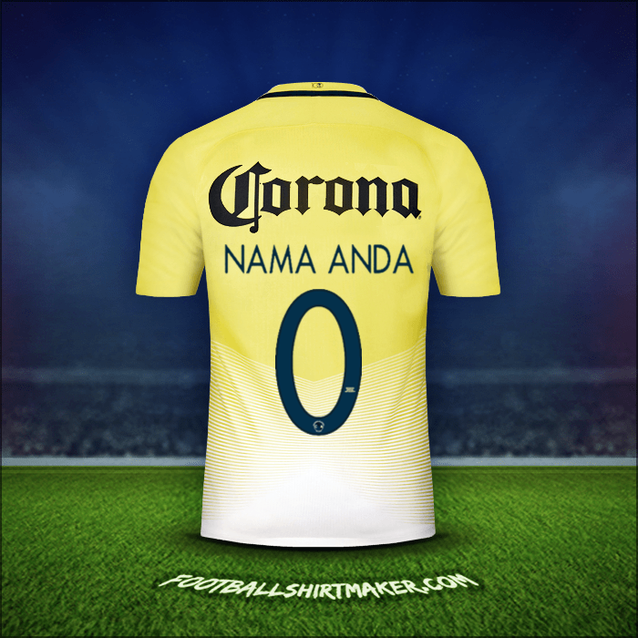 Jersey Club America 2016/17 -  nama anda - 0