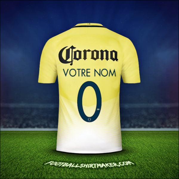 Maillot Club America 2016/17 -  votre nom - 0